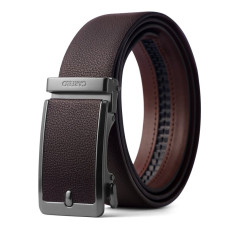 Elegant Cartelo leather belt - Brown MZD93152